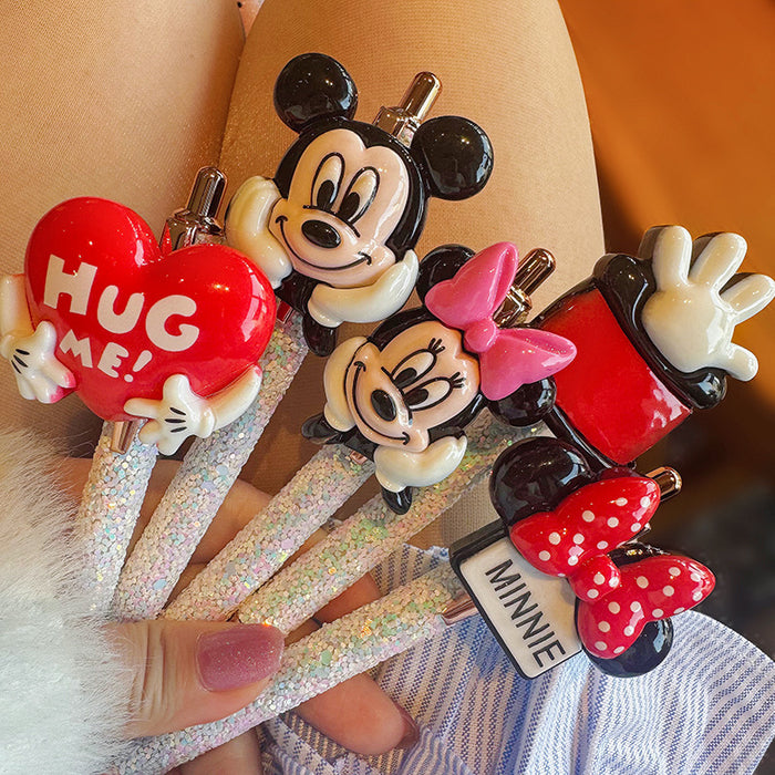 Wholesale Three-Dimensional Cartoon Mouse Press Gel Pen