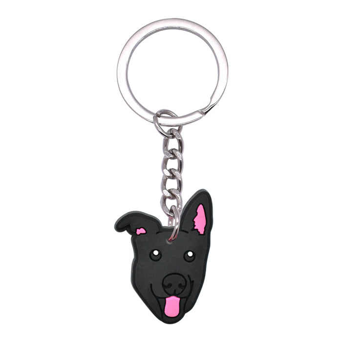 Wholesale 10 PCS Cartoon  keychain  PVC soft rubber car key pendant wholesale keychain