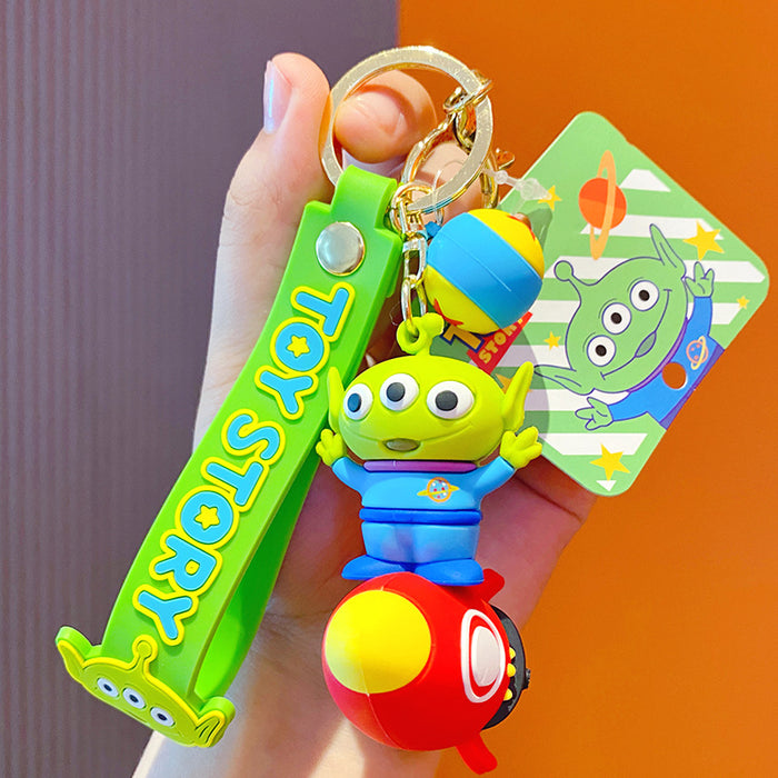 Wholesale PVC Cartoon Doll Keychains JDC-KC-LingY023