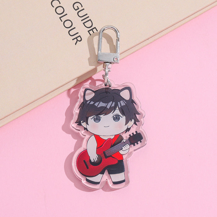 Wholesale Cartoon Cute Acrylic Keychain JDC-KC-AnDao006