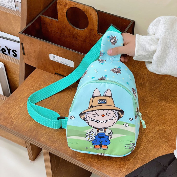 Wholesale Children's chest bag cartoon printed crossbody bag change shoulder bag wholesale