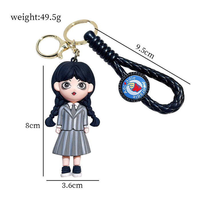 Wholesale Doll PVC Plastic Keychain JDC-KC-QiChao021