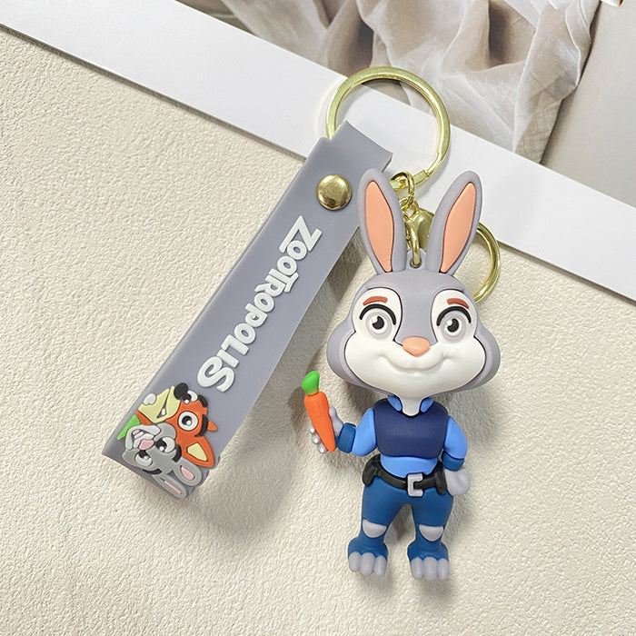 Wholesale Cartoon Keychain  Rabbit Fox Sloth Keychain