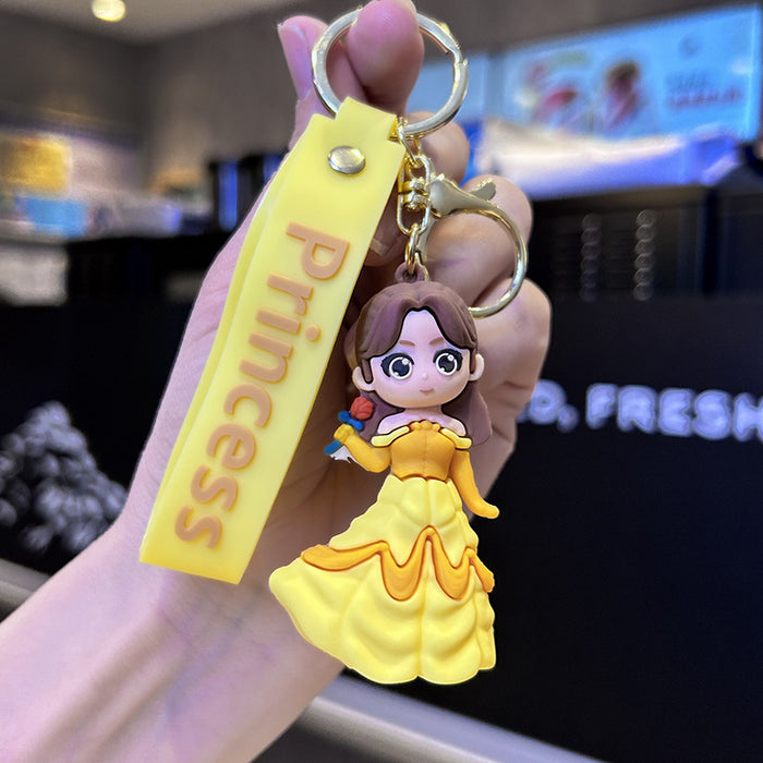 Wholesale 2024 Silicone Cartoon Doll Keychain JDC-KC-ZiX030