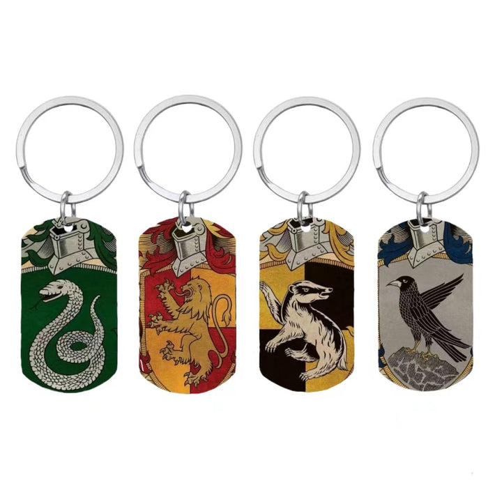 Wholesale Color Printed Stainless Steel Keychain JDC-KC-JinZ020