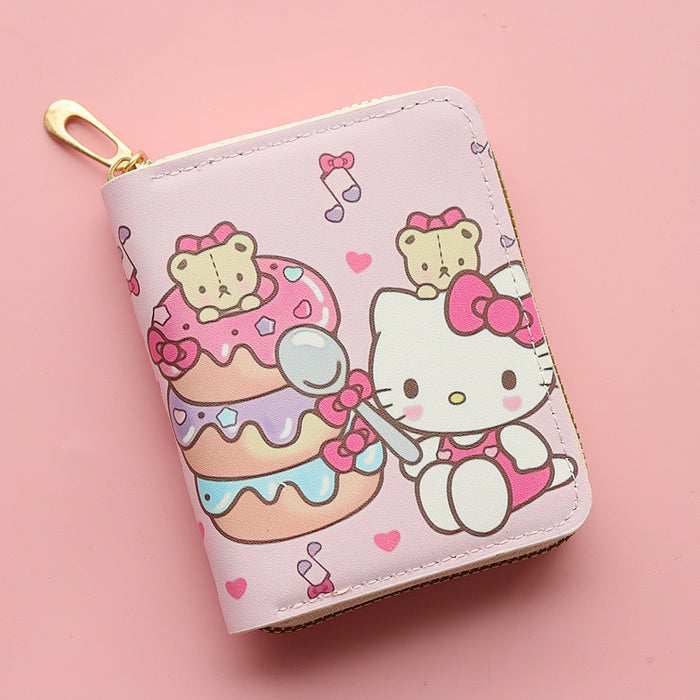 Wholesale PU Cartoon Printing Zipper Coin Purse JDC-WT-Jumei006