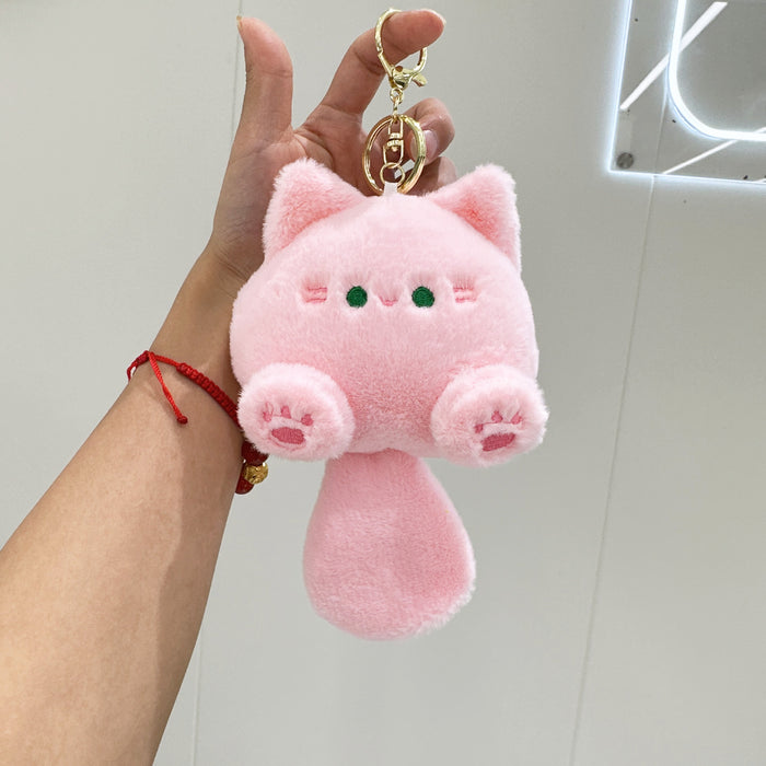 Wholesale Plush Cartoon Cat Plush Toy Keychain JDC-KC-YuKun005