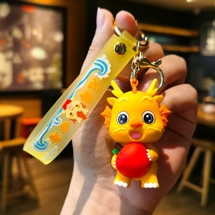 Wholesale Cartoon Doll Silicone Keychain JDC-KC-Tingm257