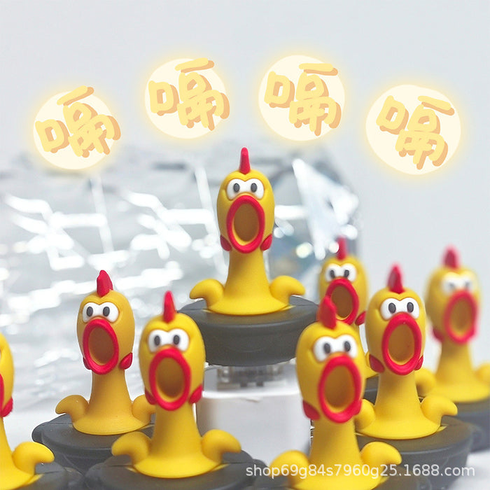 Wholesale Button press creative pendant cute style keychain decompression toy