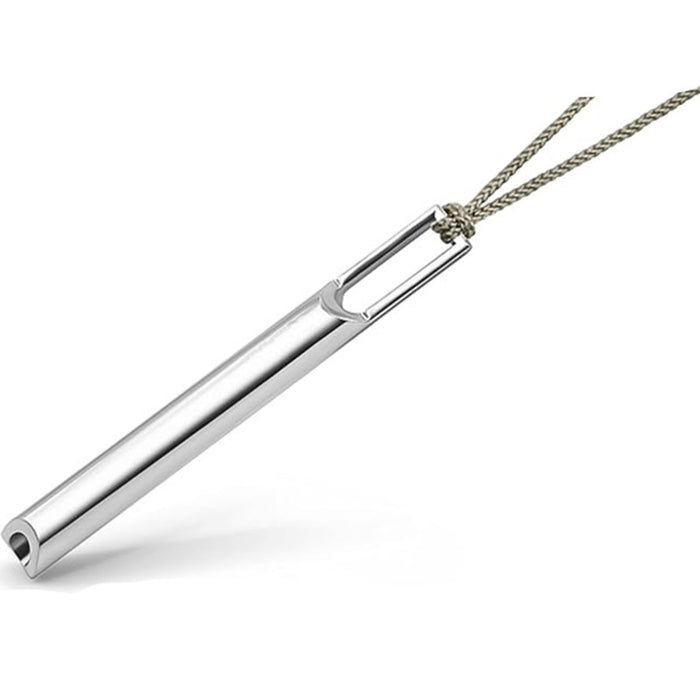 Wholesale Fashion decompression silent whistle stainless steel necklace