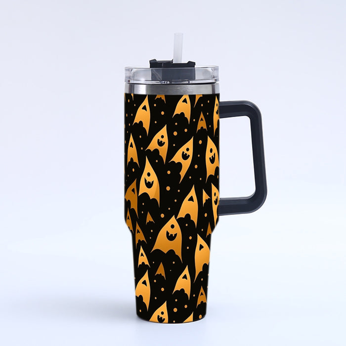 Wholesale Seasonal 3D Printed Handle Stainless Steel Tumbler 40oz Decorative Resale Accessory MOQ≥2