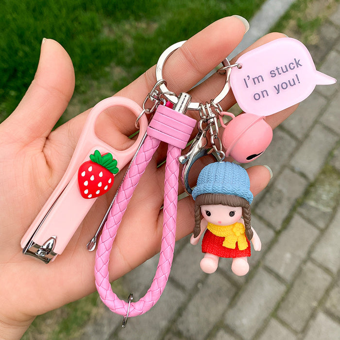 Wholesale Cartoon Cute Keychain  Pendant  Hanging Bag  Key Chain