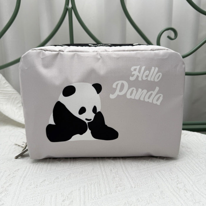 Wholesale Nylon Cartoon Print Women's Bag Panda Series Cosmetic Bag Crossbody Bag JDC-SD-LaNa002