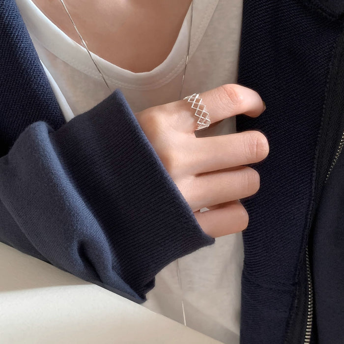 Wholesale Light luxury high-end ring with versatile and niche design, adjustable opening