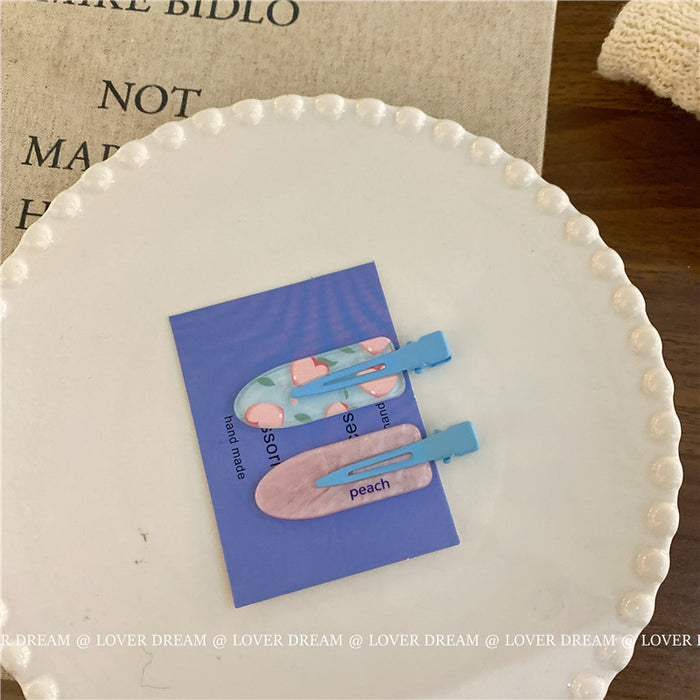 Wholesale Plaid seamless clip hair clip makeup clip bangs clip hair accessory