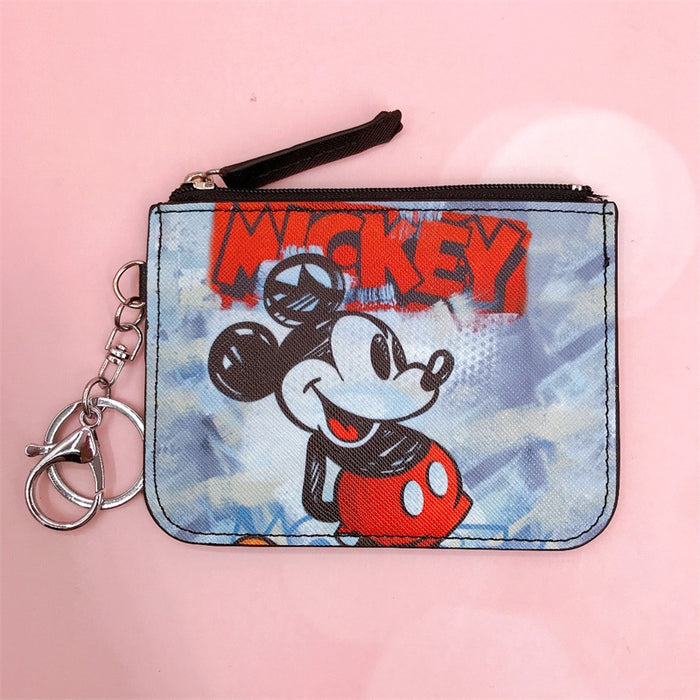 Wholesale PU Cartoon Printing with Key Ring Coin Card Holder JDC-WT-YaLL015