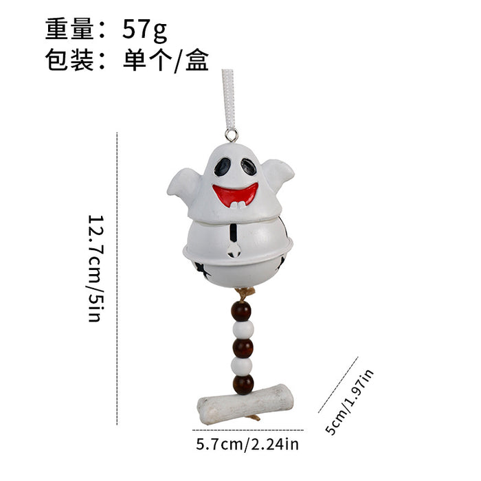 Wholesale  Decorations,  Creative and Interesting Resin Ghost Bells,  Wind Chime Pendants,   Door Hangings