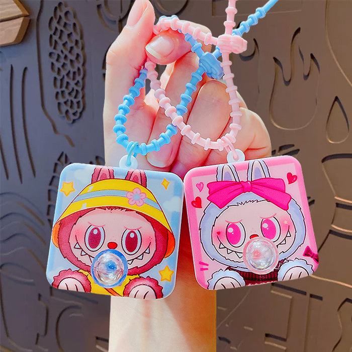 Wholesale Cartoon Plush Square Keychain Pendant Bag Car Keychain Gift