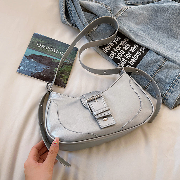 Wholesale New retro fashionable underarm bag with niche texture, simple and casual shoulder bag