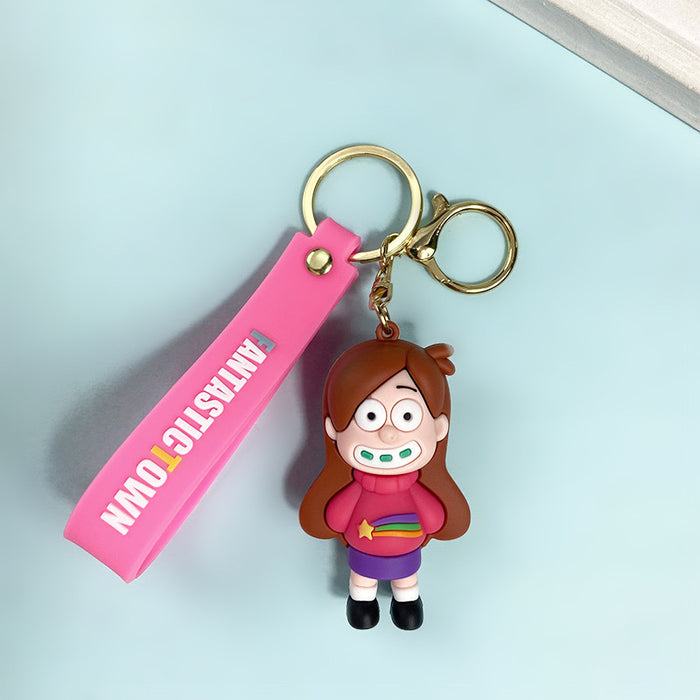 Wholesale Creative Cartoon Cute PVC Soft Keychain JDC-KC-JinB028