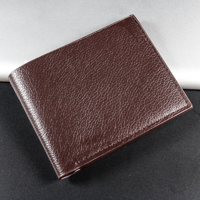 Wholesale Urban Simplicity Solid Color Men' s Wallet Black PVC Everyday Styling Accessory MOQ：3