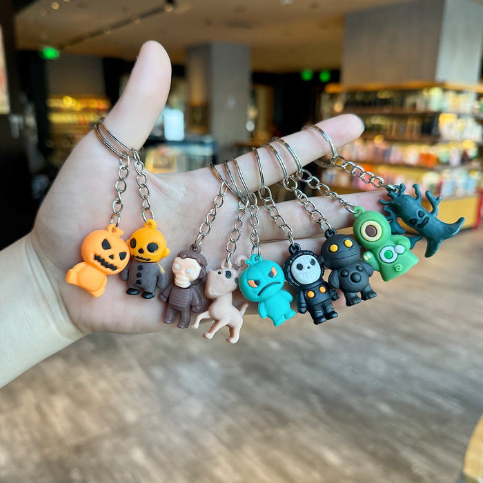 Wholesale  Funny Rubber Keychain Car Key Accessory Decorative Gift MOQ≥5