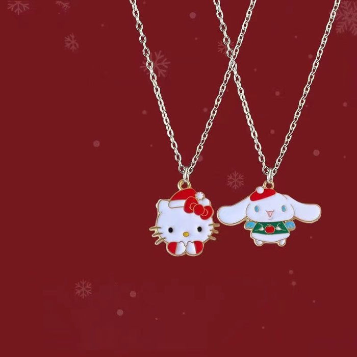 Wholesale Valentine's Day Gift Cute Cartoon Necklace Alloy Pendant JDC-NE-Mengd005