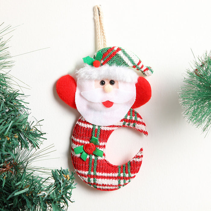 Wholesale Christmas decoration pendant  door hanging ornament Christmas holiday decoration pendant hanging ornament