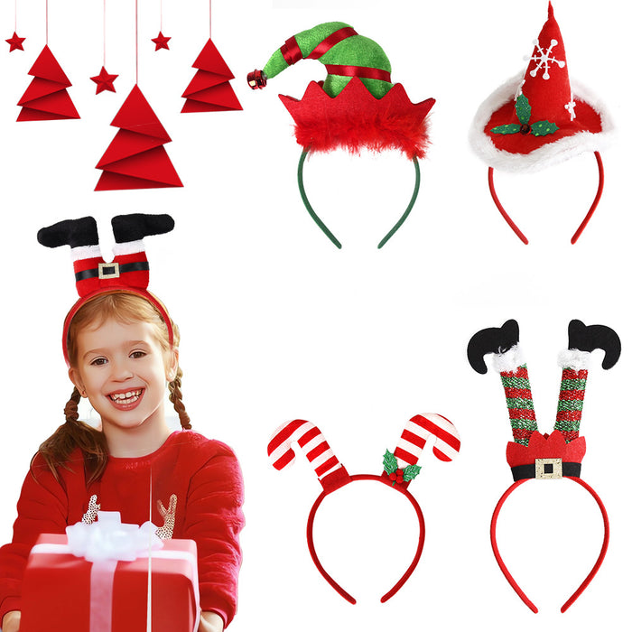 Wholesale Christmas Decorative Headband Elf Hat Headwear Party Supplies  Leg Headband