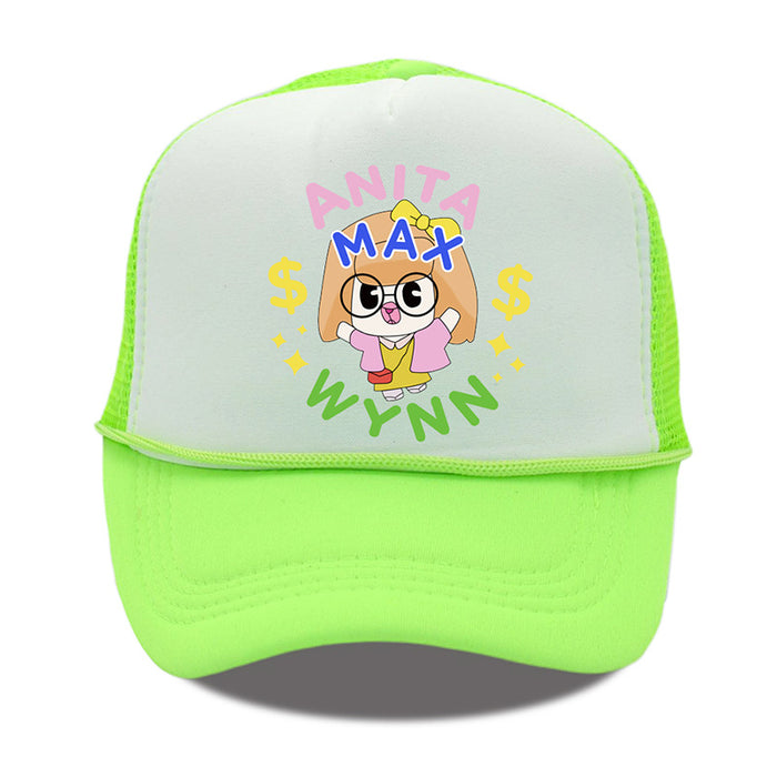 Wholesale Mesh Polyester Cartoon Sponge Net Cap Baseball Cap JDC-FH-PNi020