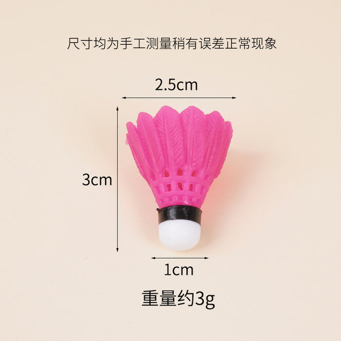 Wholesale Badminton Keychain Pendant PVC Sports DIY Accessory MOQ≥5