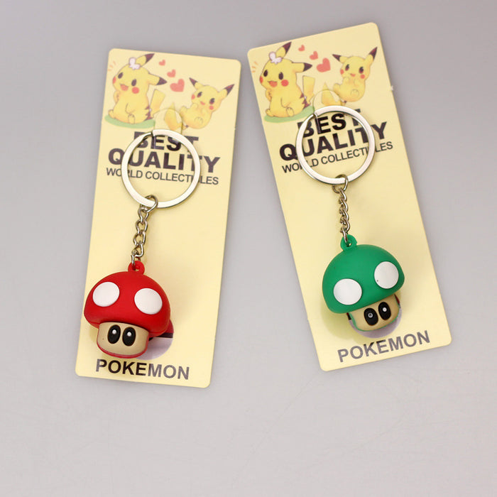 Wholesale  Cartoon key chain PVC silicone pendant doll bag key chain small gift