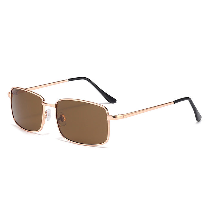 Wholesale Summer Color Changing Polarized Sunglasses Men's Driving Night Vision Glasses Black Metal Sunglasses