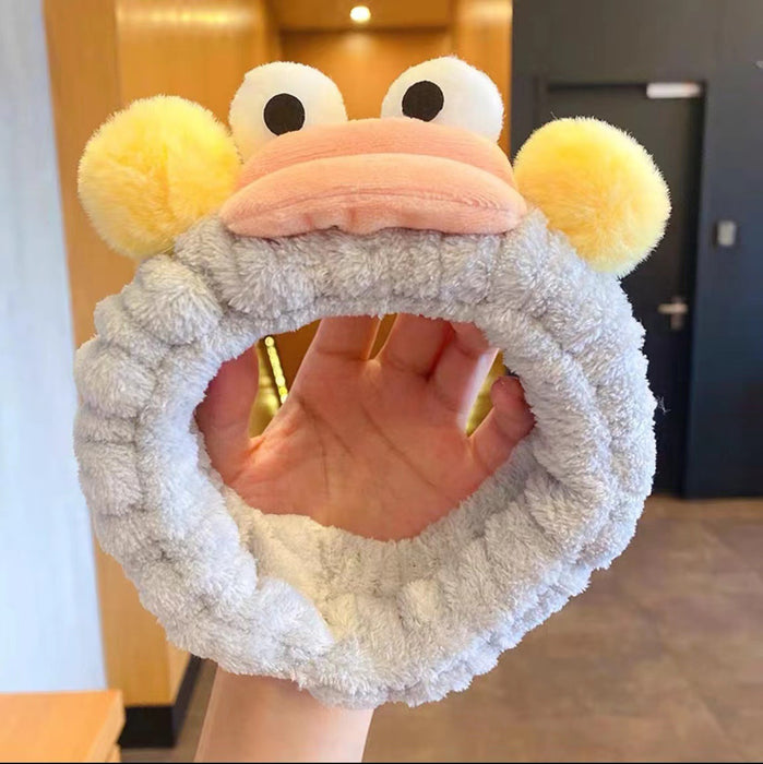 Wholesale Cute and funny sausage lips cartoon face wash headband