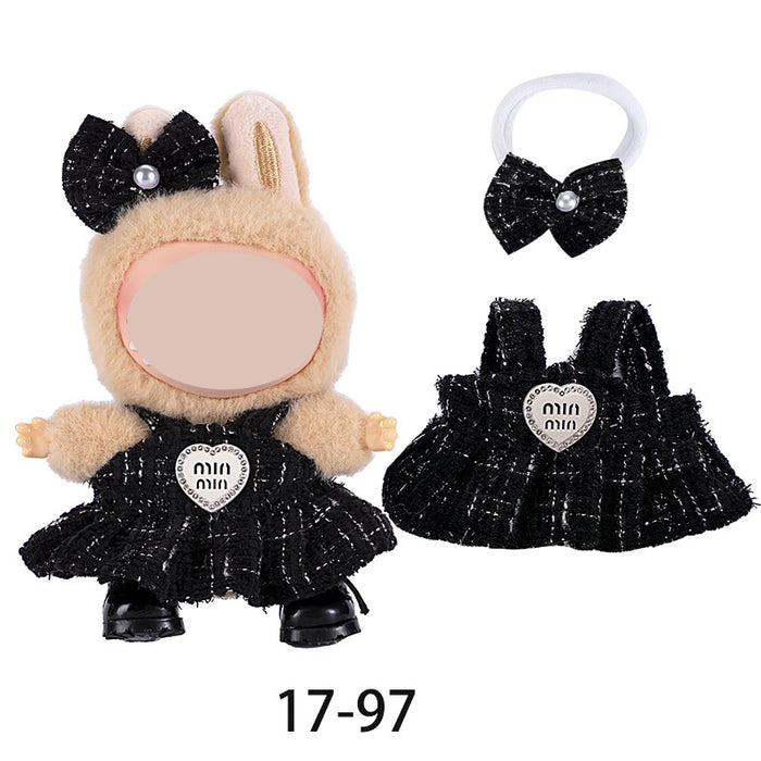 Wholesale Only Clothes Character Pattern Overalls Set doll clothes