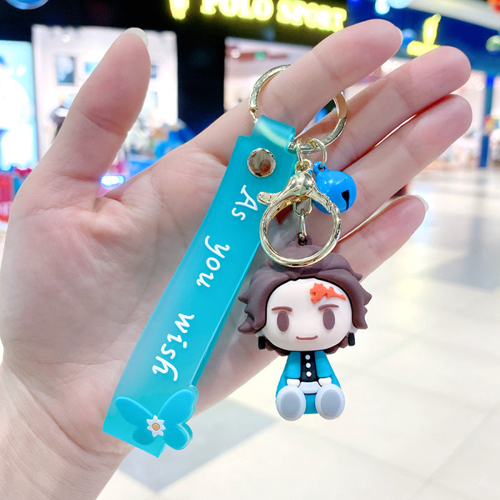 Wholesale Cartoon Doll Bag Pendant Car Key Chain Doll Machine Small Gift