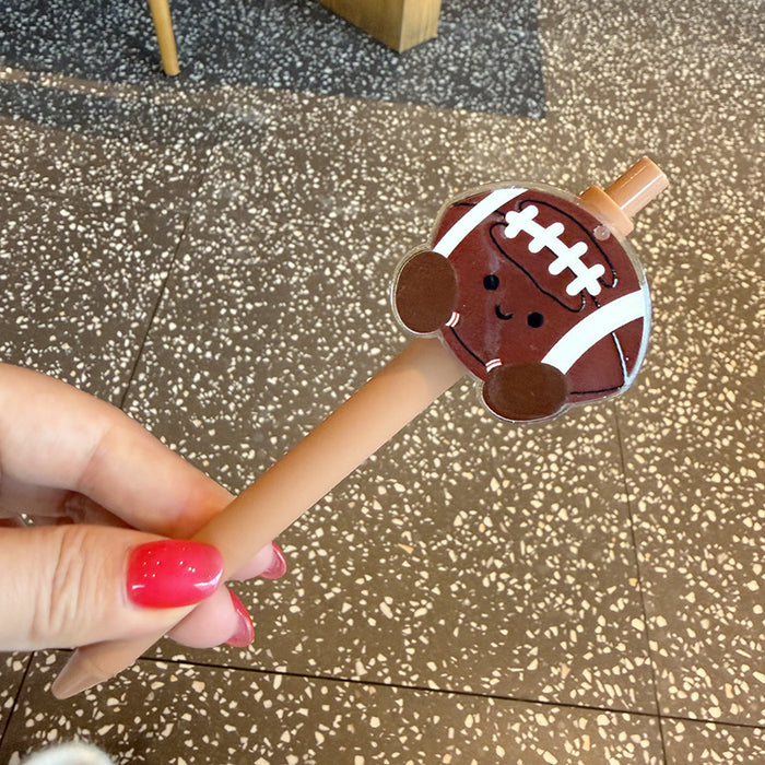 Wholesale Cute cartoon colorful ball pen