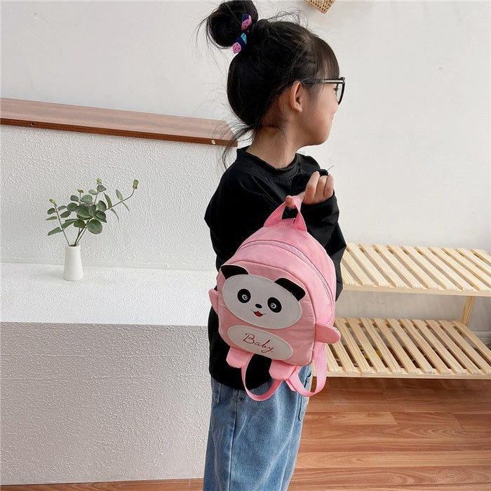 Wholesale Canvas Cute Cartoon Anti-lost Children's Small School Bag JDC-BP-YuanDuo066