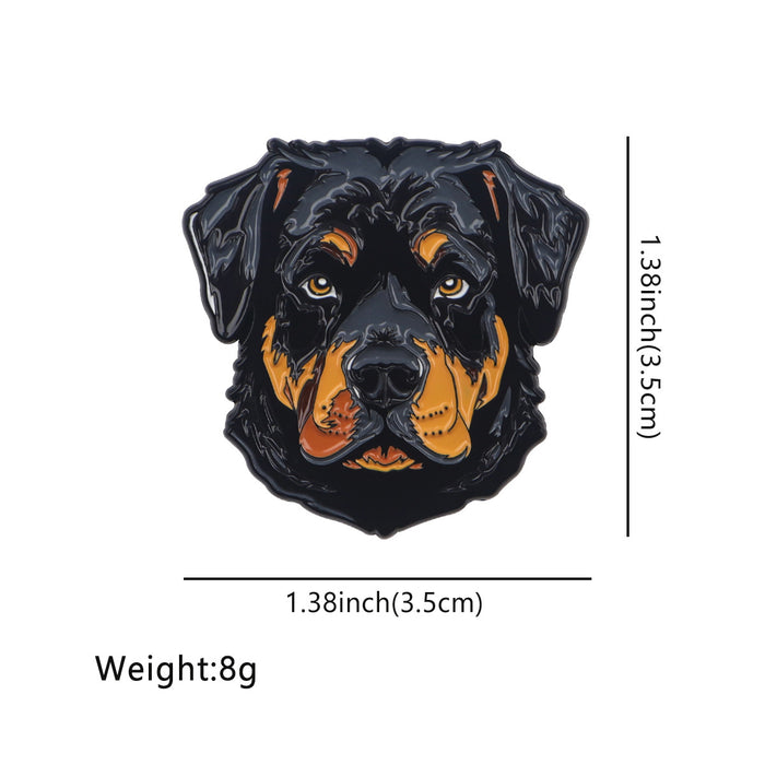 Wholesale Cartoon Dog Brooch Badge Clothing Backpack Decoration Alloy