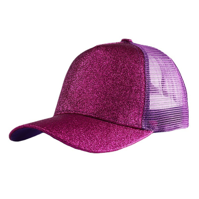 Wholesale Cotton Sequined Mesh Baseball Cap JDC-FH-ChuanYa002