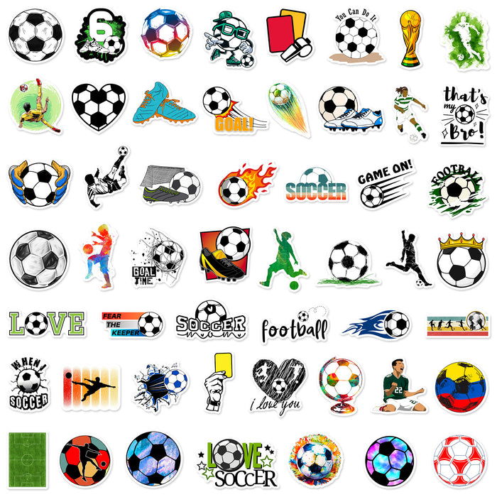 Wholesale 50 football graffiti waterproof stickers