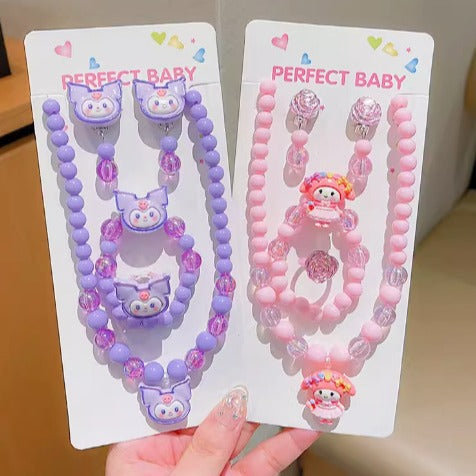 Wholesale Sweet Children Princess Jewelry Beaded Necklace