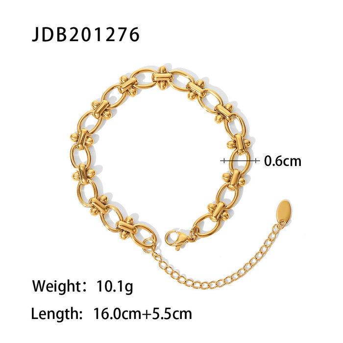 Wholesale Vintage Zircon Stainless Steel Bracelet for Women