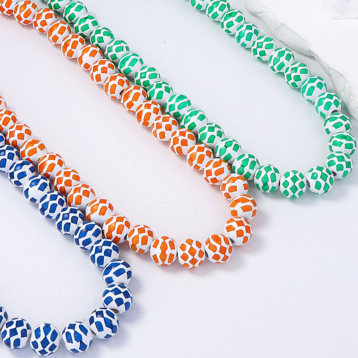 Wholesale Geometric Ball Ornaments Elegant and Fashionable Women's Multi-Layer Necklace