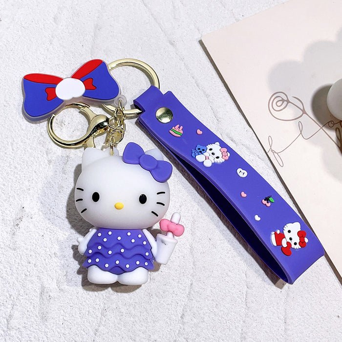 Wholesale PVC Cartoon Doll Keychain JDC-KC-Qiwei023