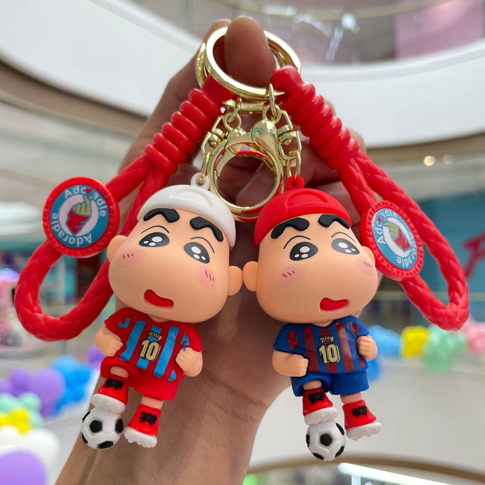 Wholesale Cartoon keychain, three-dimensional figurine pendant, car keychain, small gift wholesale