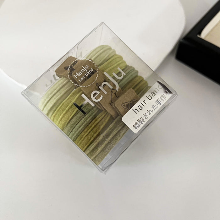 Wholesale Minimally packaged high elasticity seamless headband with durable rubber band tied ponytail headband accessory