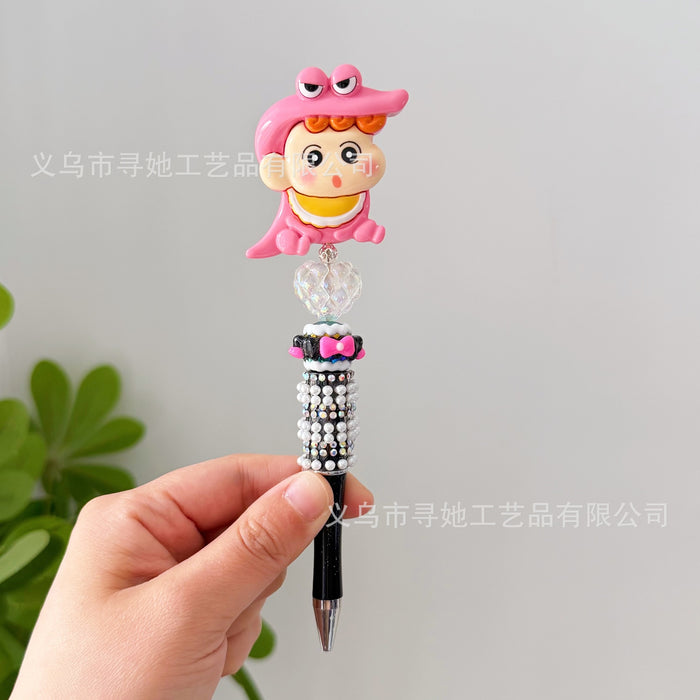 Wholesale Beaded Cartoon Rotating Ballpoint Pen