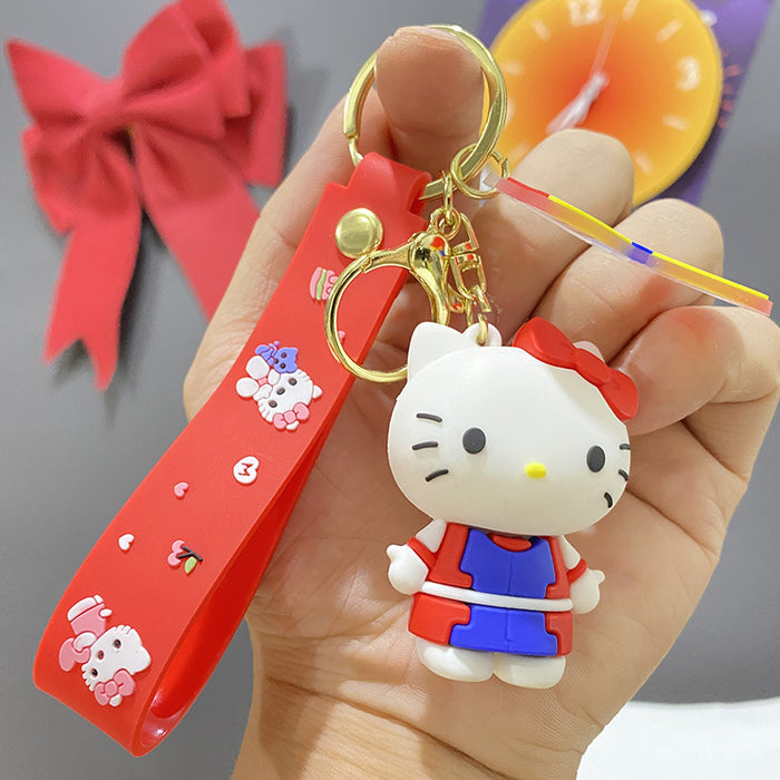 Wholesale PVC Cartoon Doll Keychain JDC-KC-WuYi149