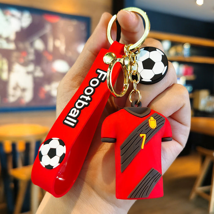 Wholesale Cartoon 3D Doll Rubber Keychain JDC-KC-Tingm044